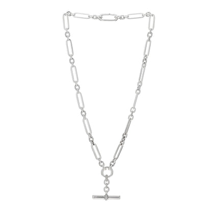 David Yurman Sterling Silver Diamond Small Lexington Chain Necklace 2 of 5