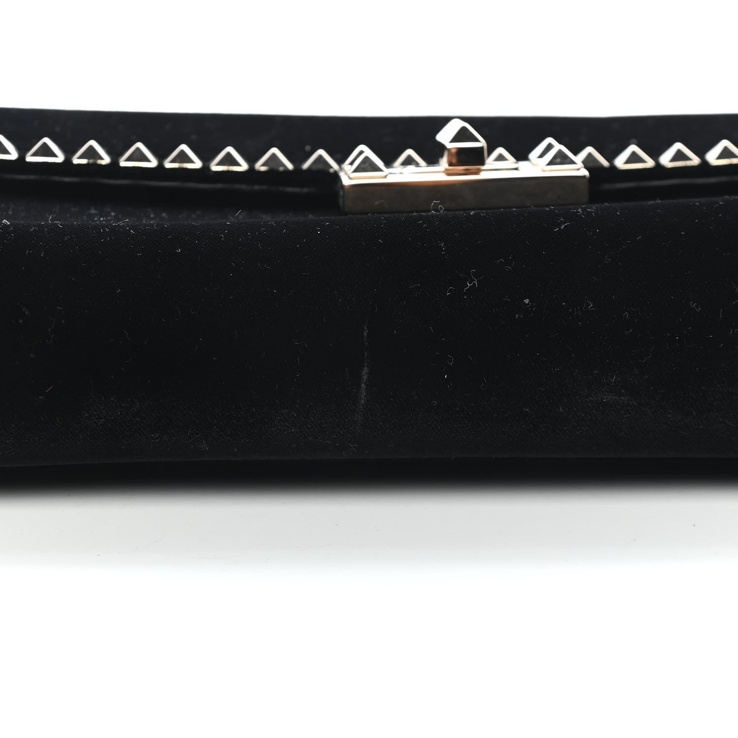 Valentino Garavani Velvet Rockstud No Limit Shoulder Bag Black 9 of 9