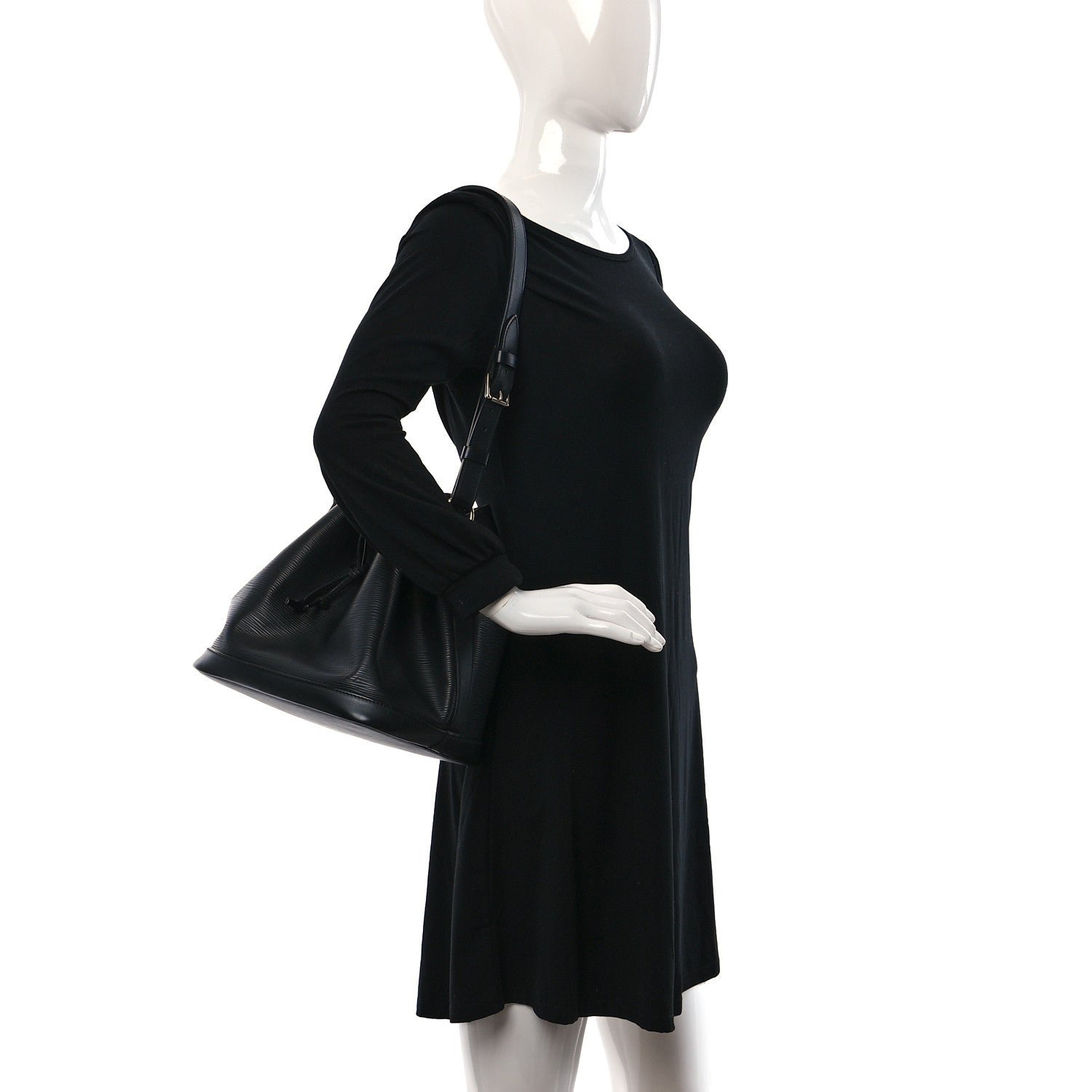 Louis Vuitton Epi Petit Noe NM Black 2 of 10
