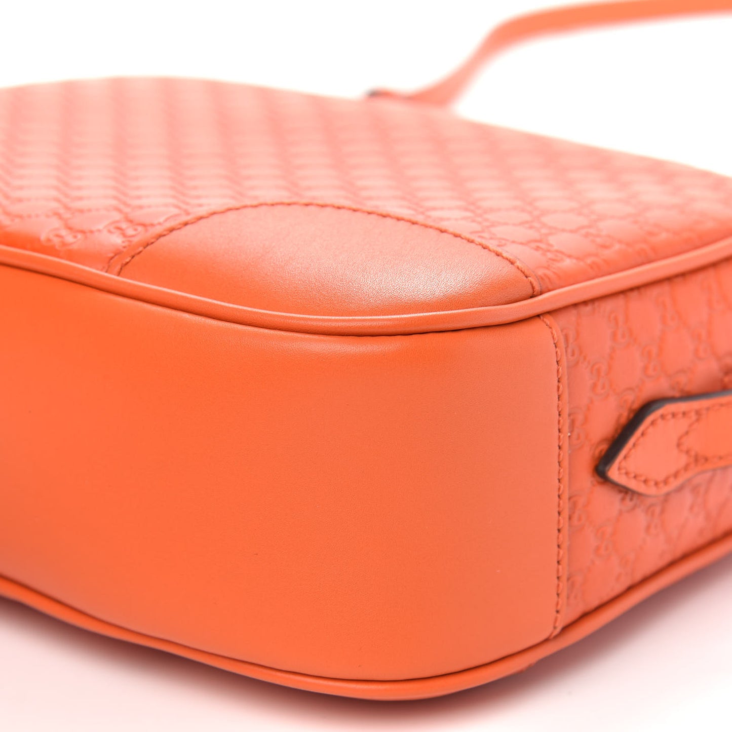 Soft Microguccissima Mini Bree Messenger Bag Sun Orange
