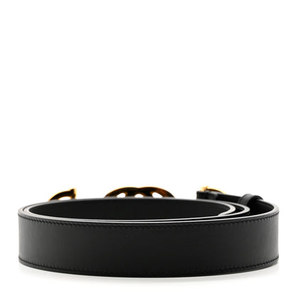 Gucci Calfskin Zumi 30mm Belt 85 34 Black 2 of 5