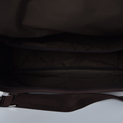 Gucci Monogram Natural Pigskin Large Diaper Bag Beige Ebony Cocoa Dark Chocolate 5 of 8