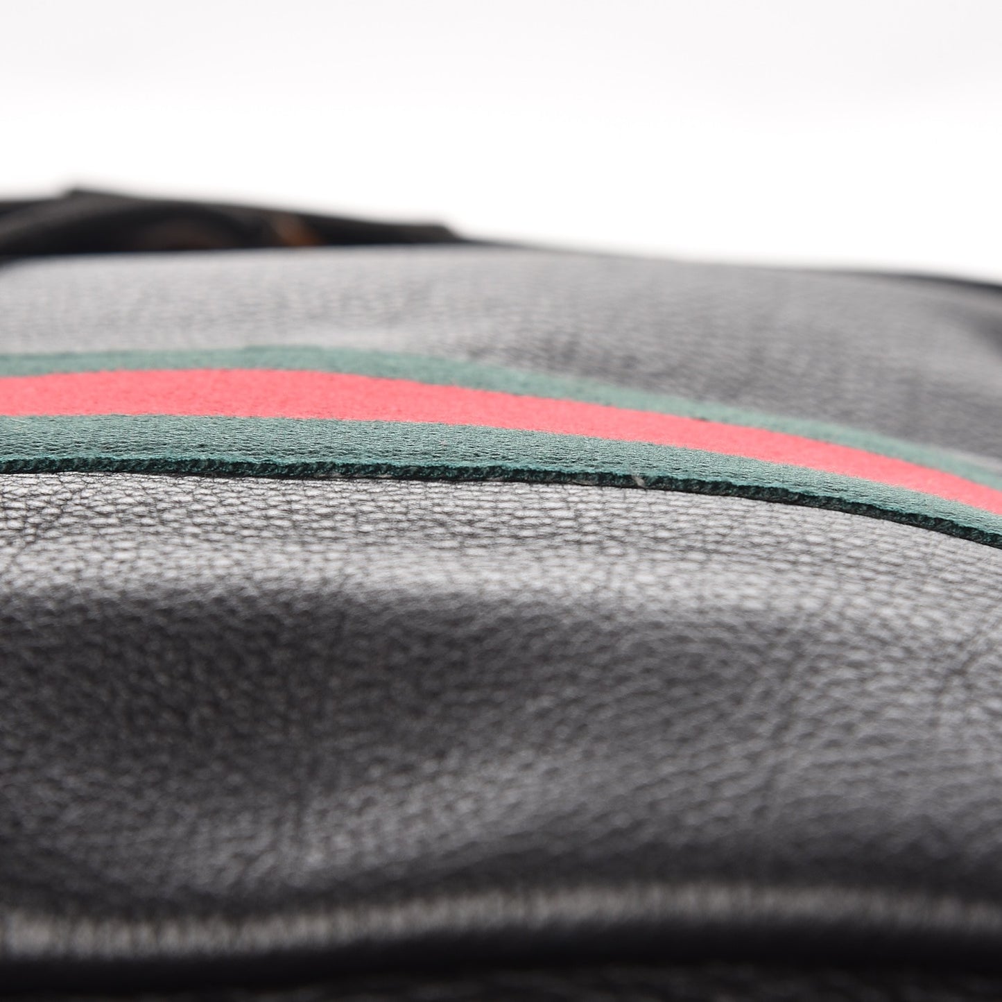 Calfskin Signature Web Backpack Black