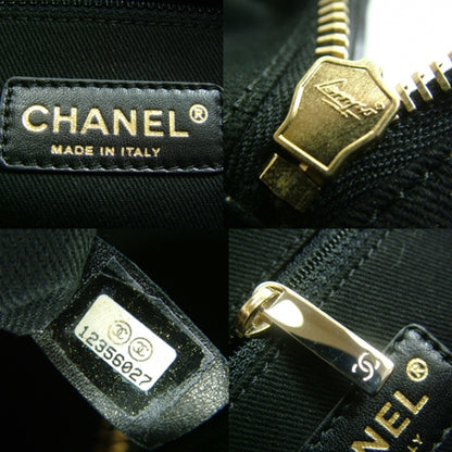Chanel Leather Jersey Scales Camera Case Black 10 of 10