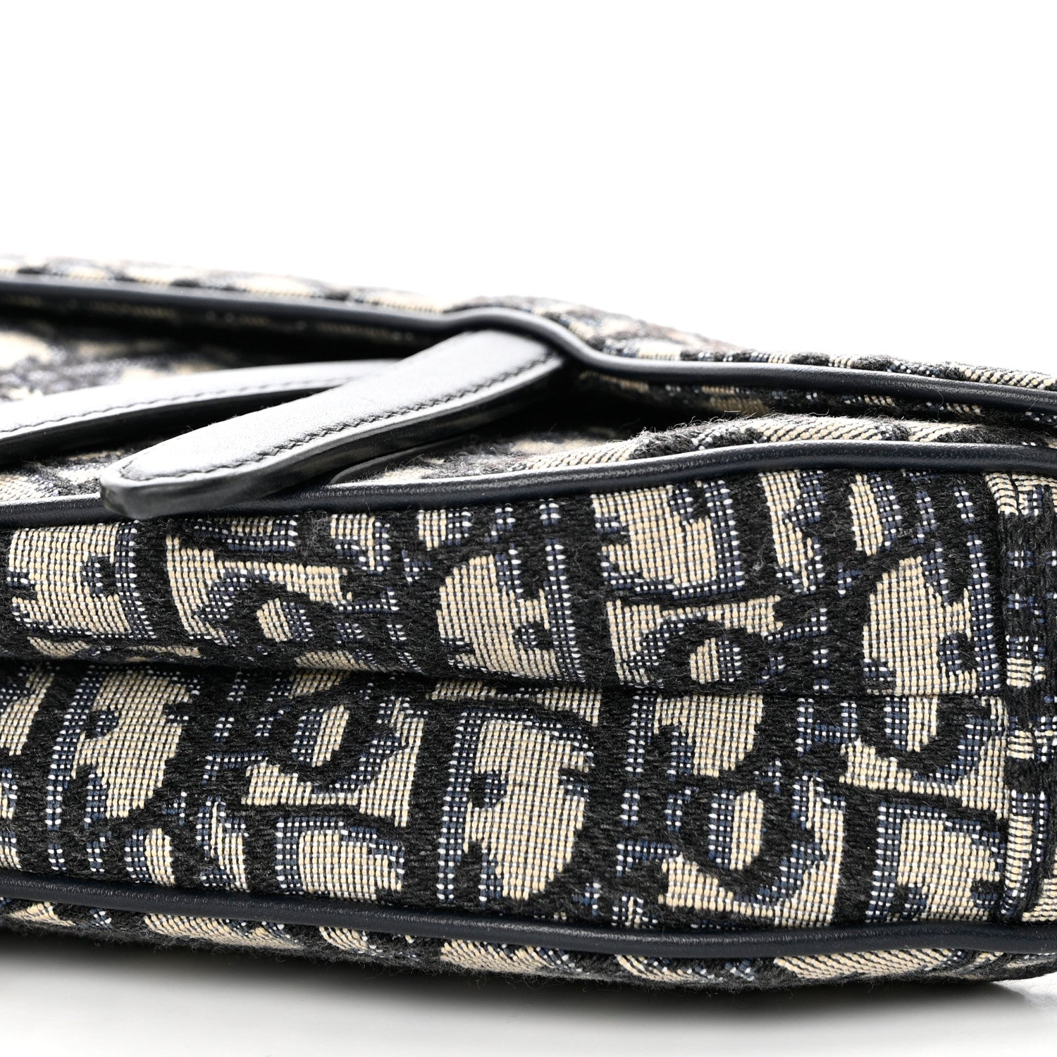 Christian Dior Oblique Mini Saddle Bag Blue 10 of 10