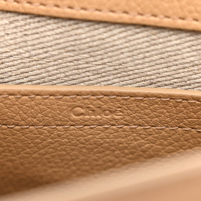 Chloe Grained Calfskin Small Marcie Saddle Bag Milky Brown 6 of 10