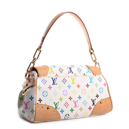 Louis Vuitton Monogram Multicolor Beverly MM White 3 of 7