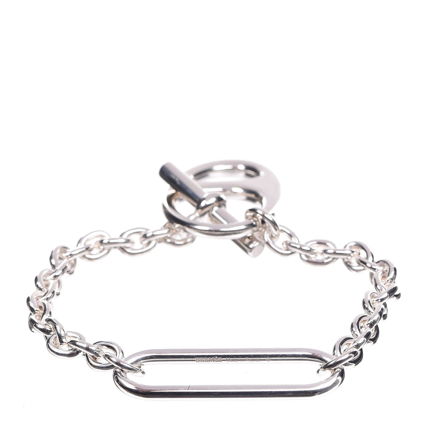 Sterling Silver Chaine d'Ancre Twist Bracelet LG