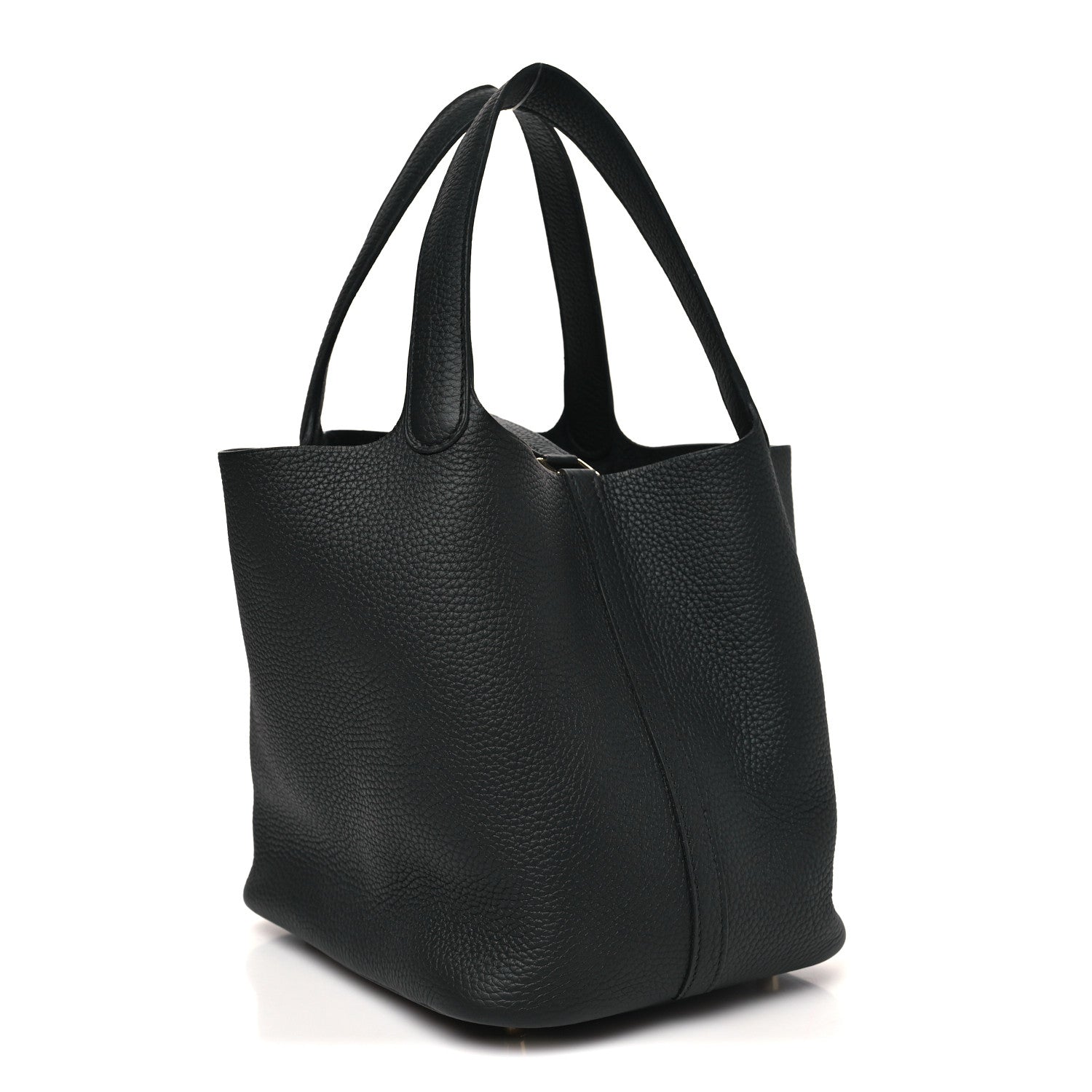 Hermes Taurillon Clemence Picotin Lock 22 MM Black 3 of 10