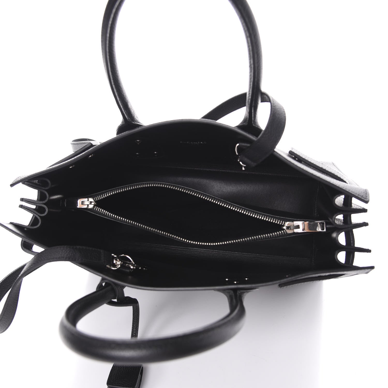 Saint Laurent Grained Calfskin Small Sac De Jour Black 5 of 9