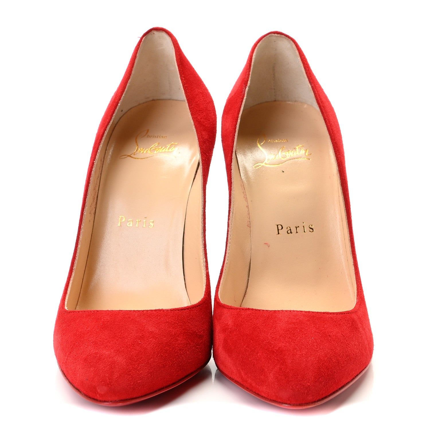 Christian Louboutin Veau Velours Eloise 100 Pumps 36 Loubi 4 of 10