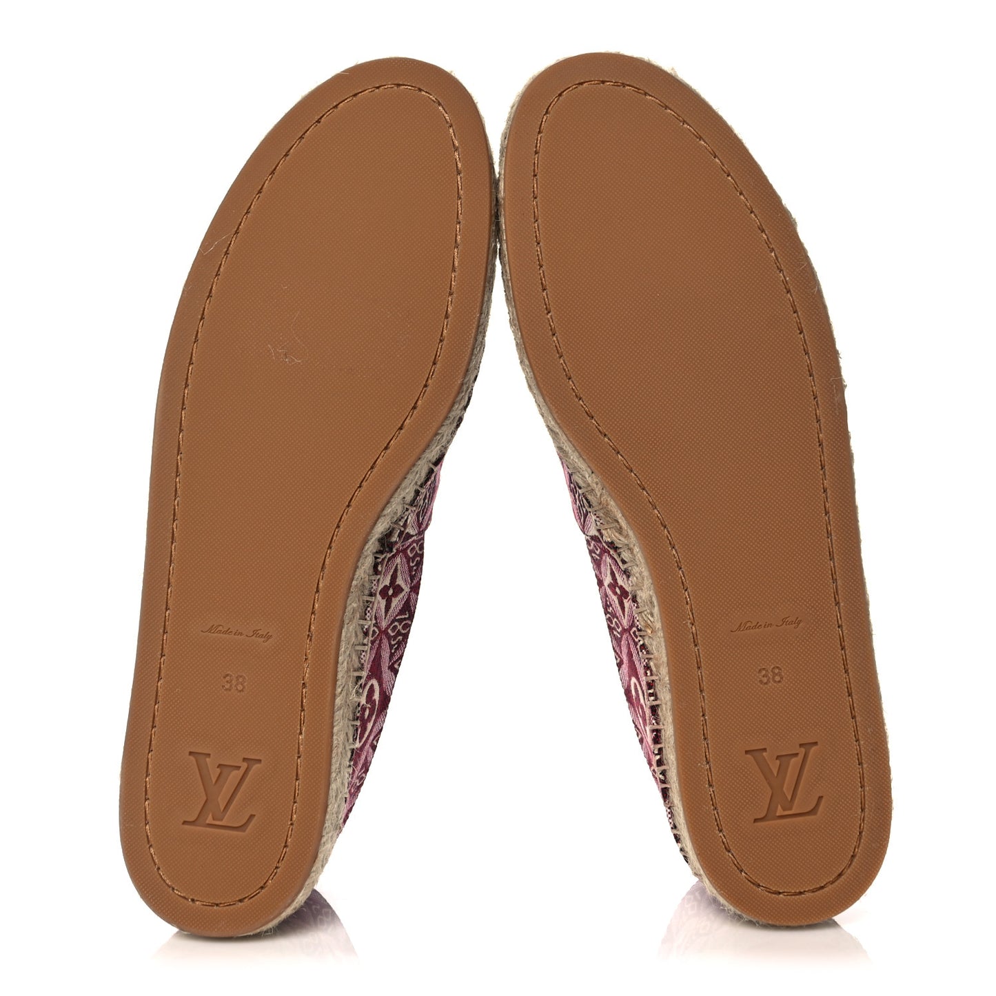 Jacquard Since 1854 Starboard Espadrille Flats 38 Bordeaux