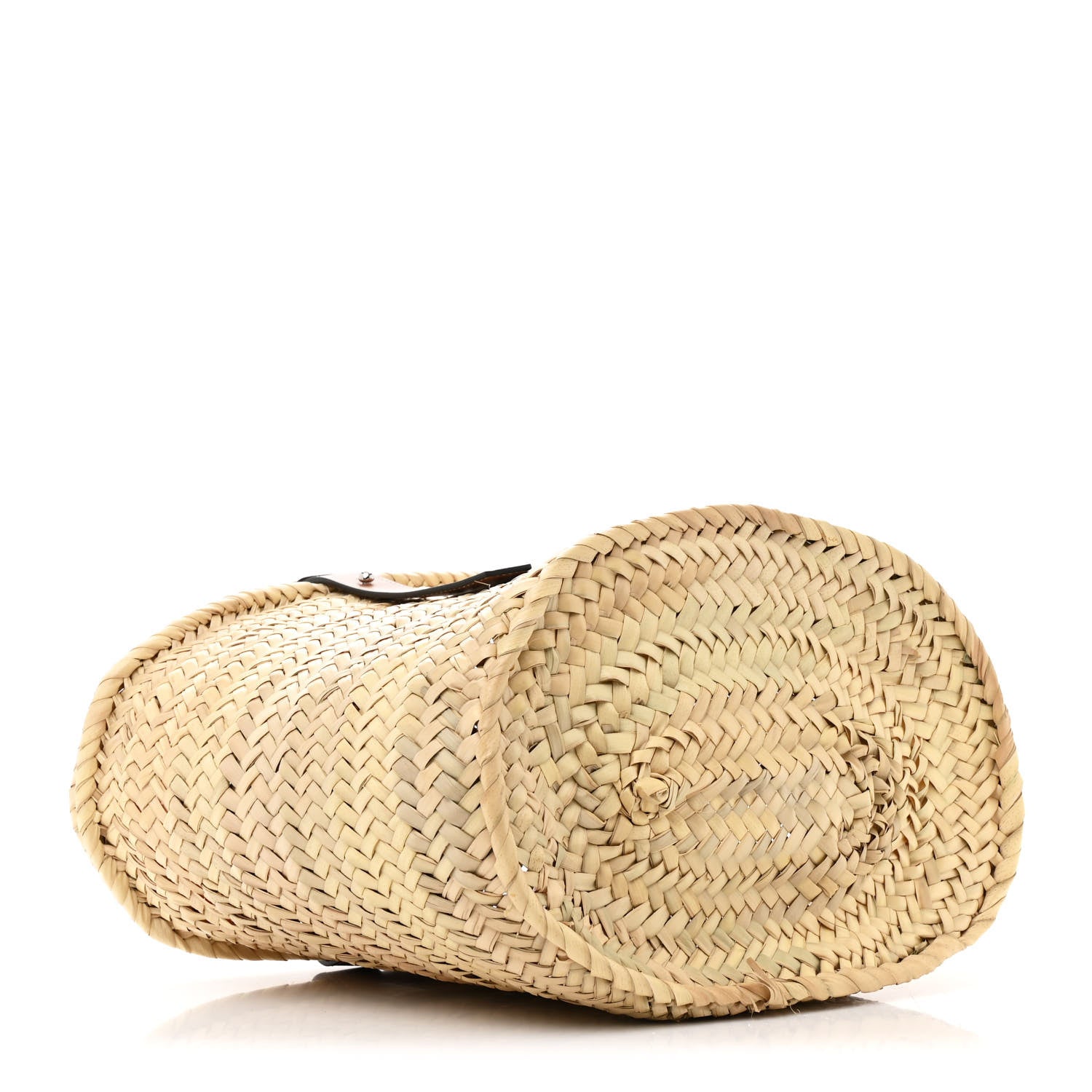 Loewe Raffia Medium Basket Tote Bag Natural Tan 4 of 9