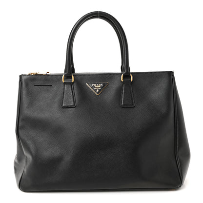Prada Saffiano Lux Large Galleria Double Zip Tote Black 1 of 10