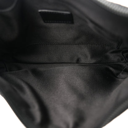 Gucci Jacquard Black Denim GG Monogram Horsebit Slim Small Shoulder Bag Black Grey 5 of 9