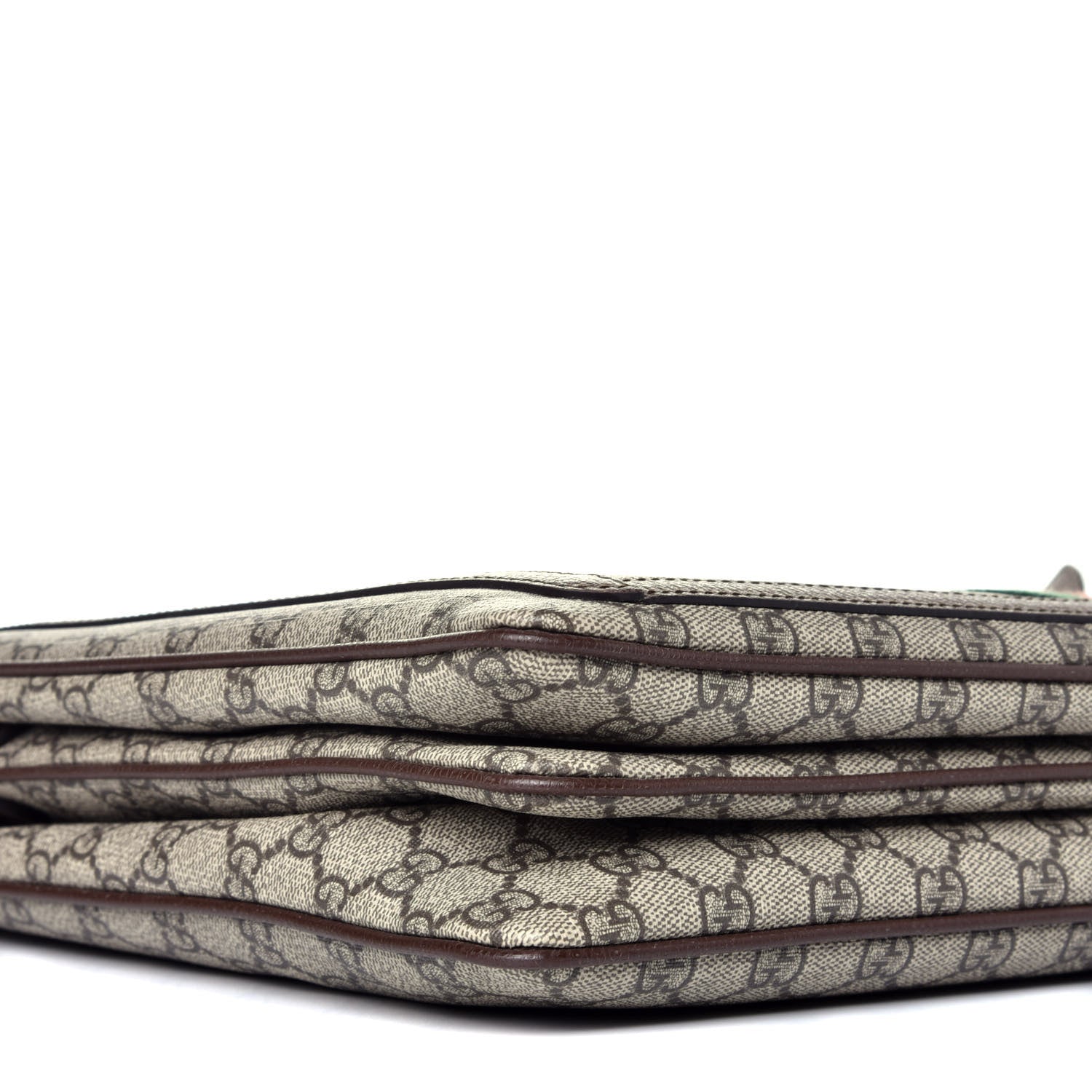 Gucci GG Supreme Monogram Web Ophidia Briefcase Beige New Acero 9 of 10