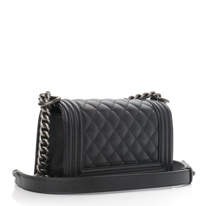 Chanel Caviar Quilted Small Boy Flap Black 3 of 11