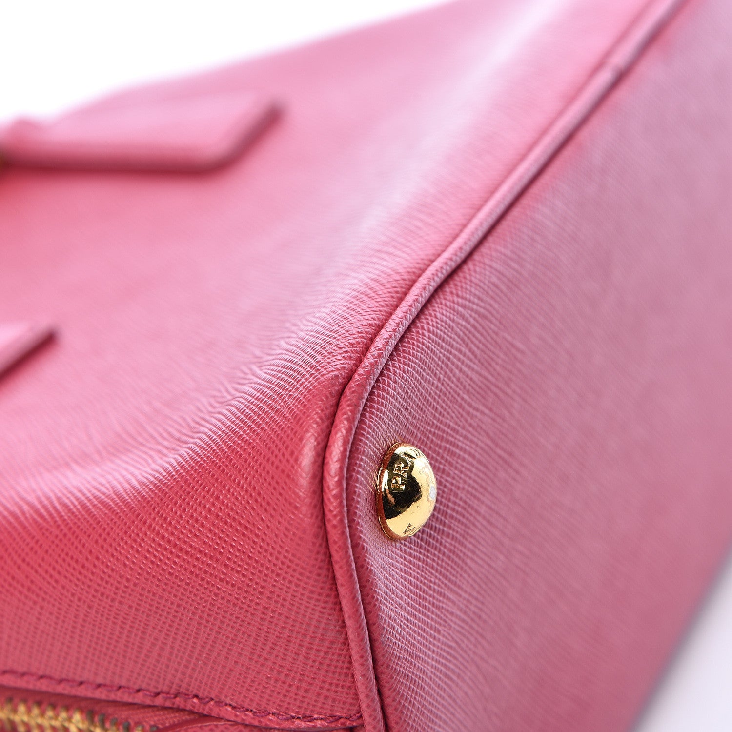Prada Saffiano Lux Small Promenade Tote Fuxia 13 of 14