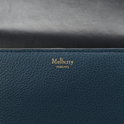 Mulberry Small Classic Grain Calfskin Small Darley Satchel Blue 6 of 10