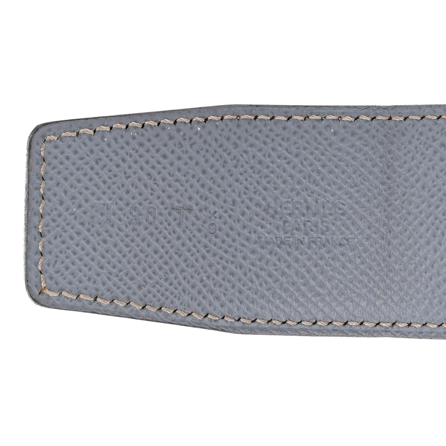 Epsom 42mm Belt Strap Bleu Lin White