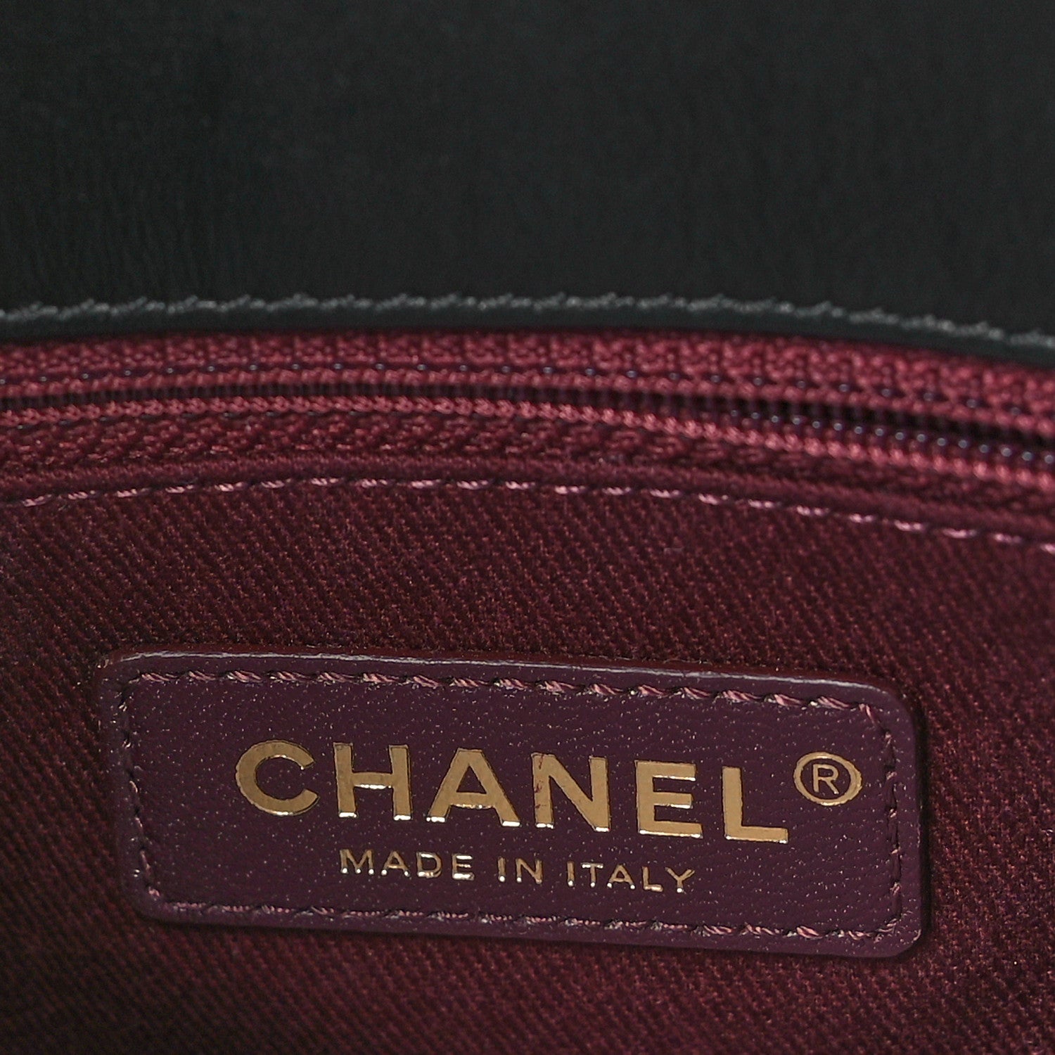 Chanel Calfskin Stitched Flap Black 6 of 10