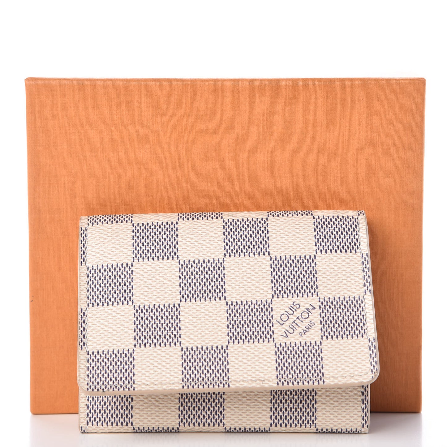 Damier Azur Business Card Holder
