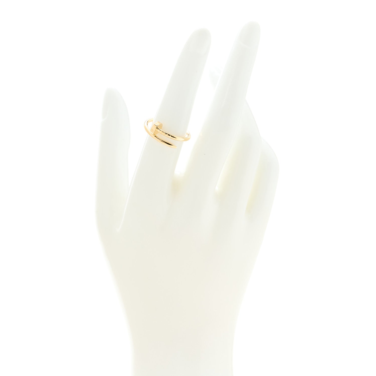 Cartier 18K Yellow Gold Small Juste Un Clou Ring 52 6 2 of 5