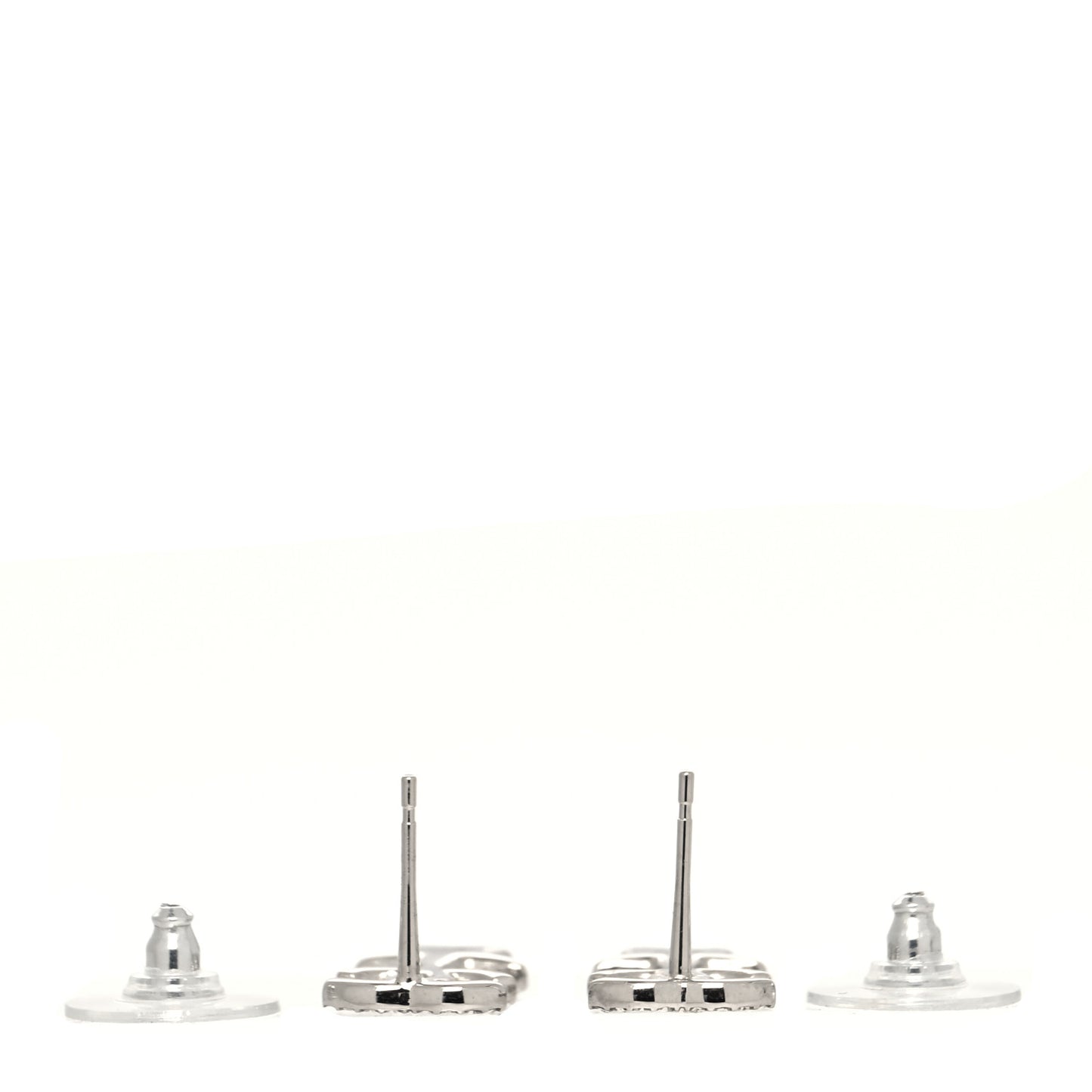 Crystal CC Starfall Drop Earrings Silver