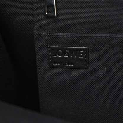 Loewe Jacquard Anagram Calfskin Buckle Tote Black 8 of 14