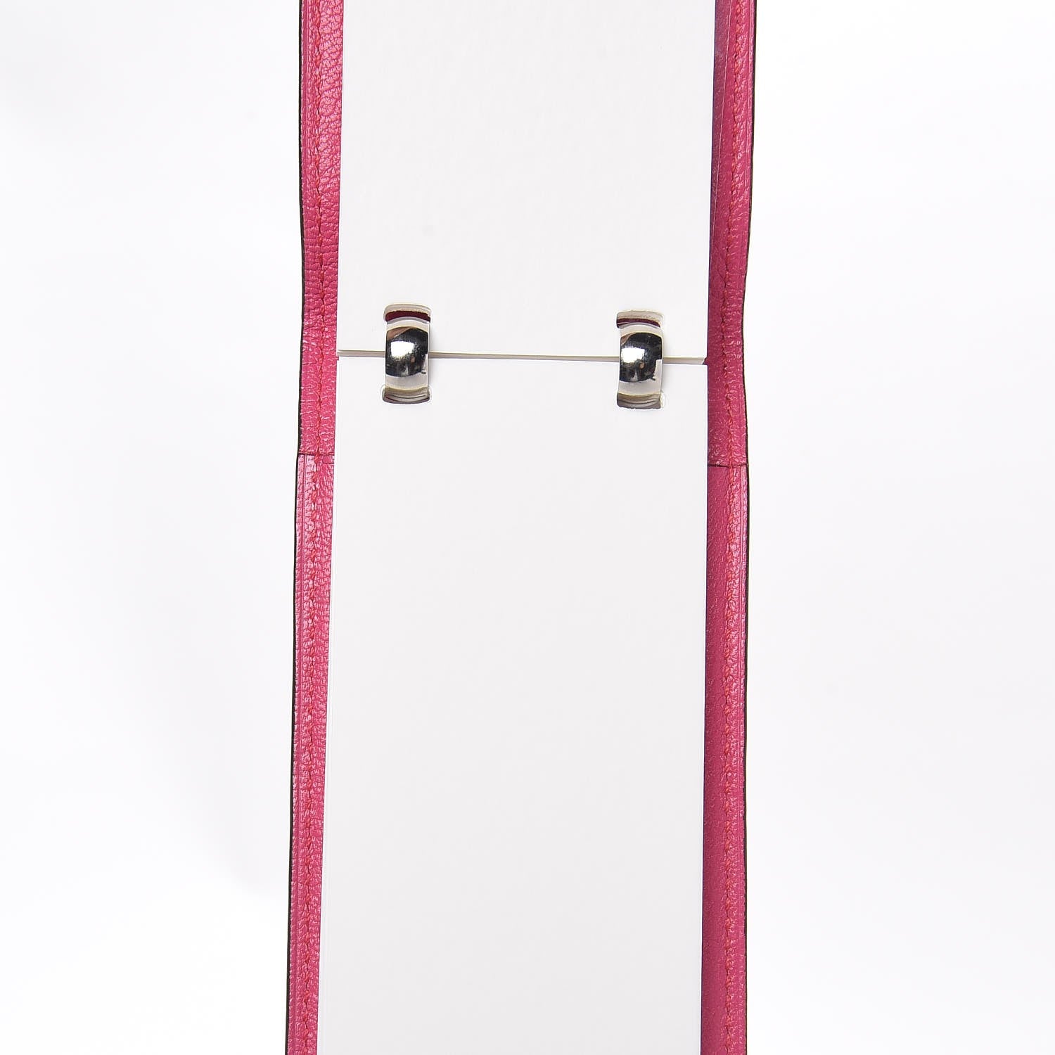 Hermes Chevre Mysore Bi Color Notepad Violet Rose Tyrien 8 of 8