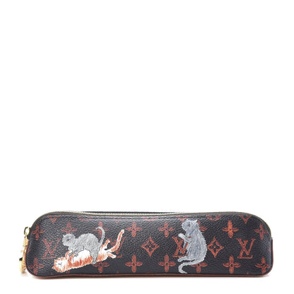Louis Vuitton Catogram Elizabeth Pouch Orange Marron 1 of 7