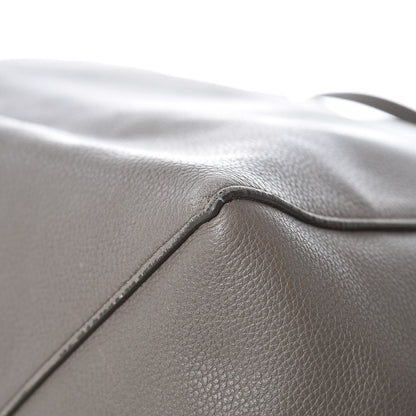 Celine Soft Grained Calfskin Small Belt Cabas Phantom Taupe 14 of 18