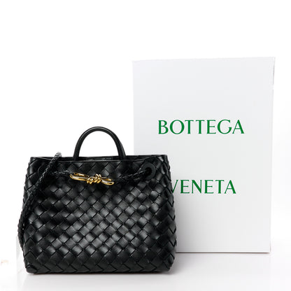 Bottega Veneta Nappa Intrecciato Small Andiamo Shoulder Bag Black 14 of 14