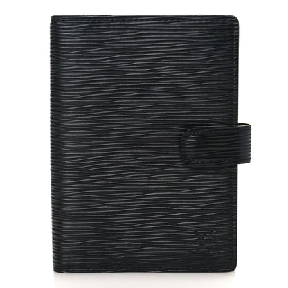 Louis Vuitton Epi Small Ring Agenda Cover Black 1 of 6