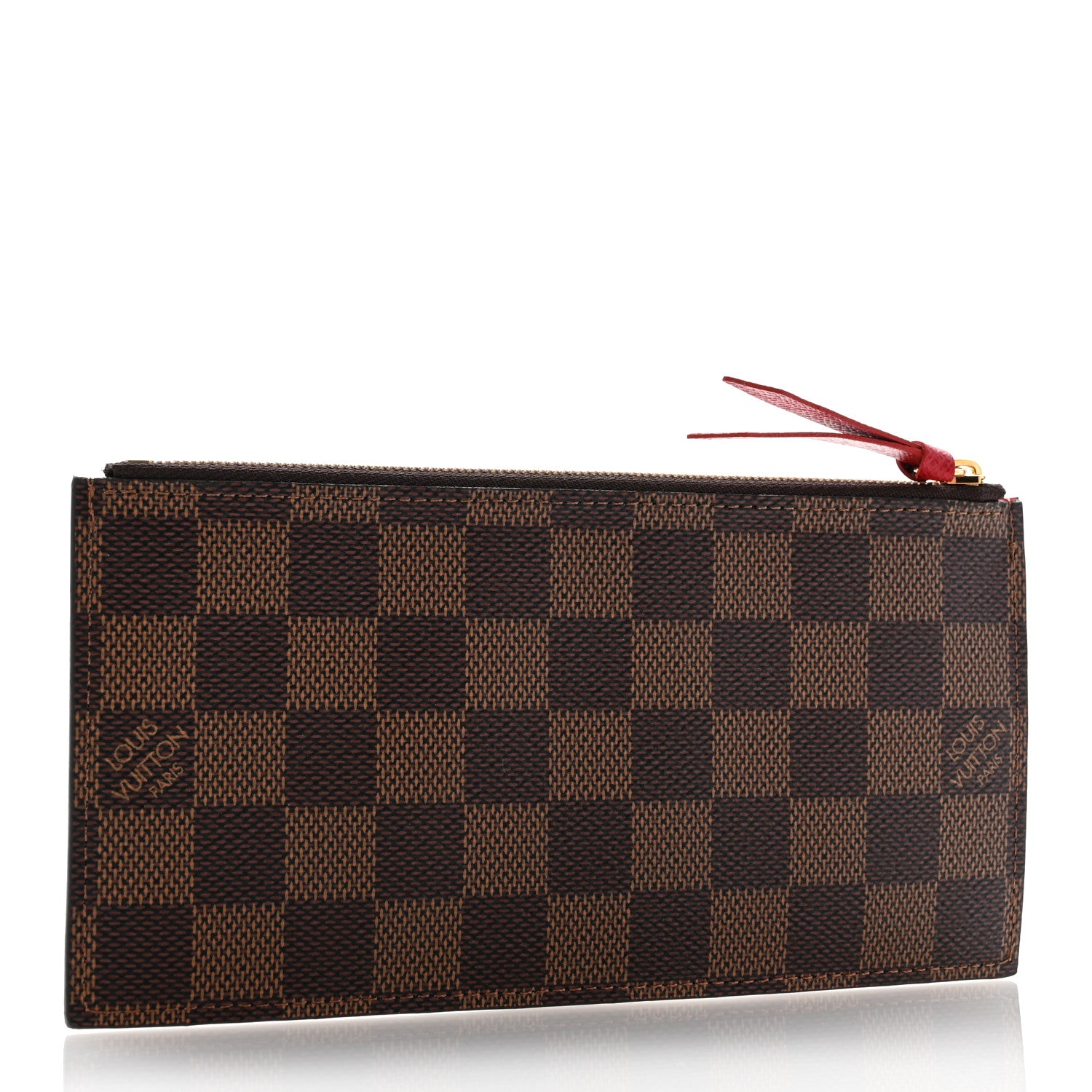 Louis Vuitton Damier Ebene Felicie Chain Wallet Zippered Insert 3 of 6