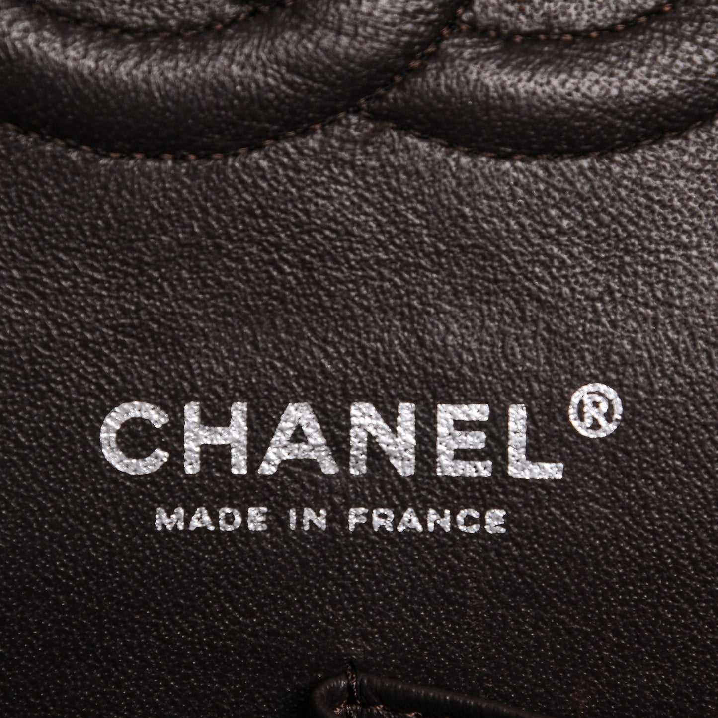 Caviar Quilted Medium Double Flap Brown