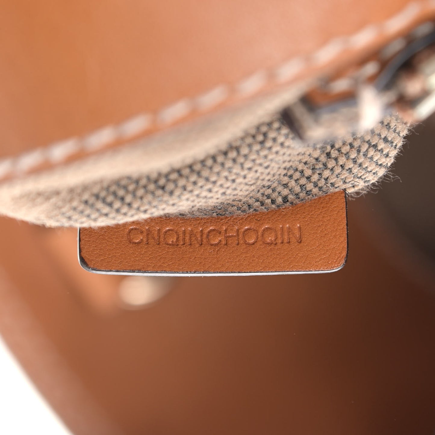 Canvas Mega Check Medium Ashby Hobo Saddle Brown