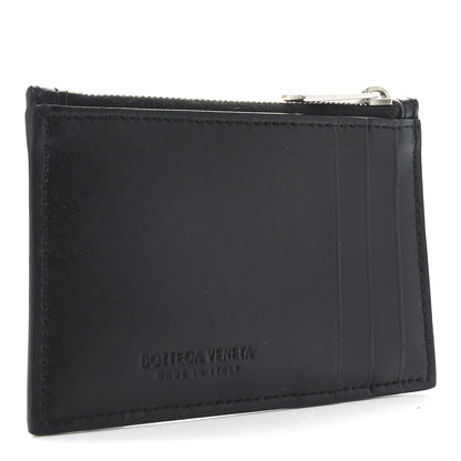 Bottega Veneta Nappa Maxi Intrecciato Zip Card Holder Black 3 of 6