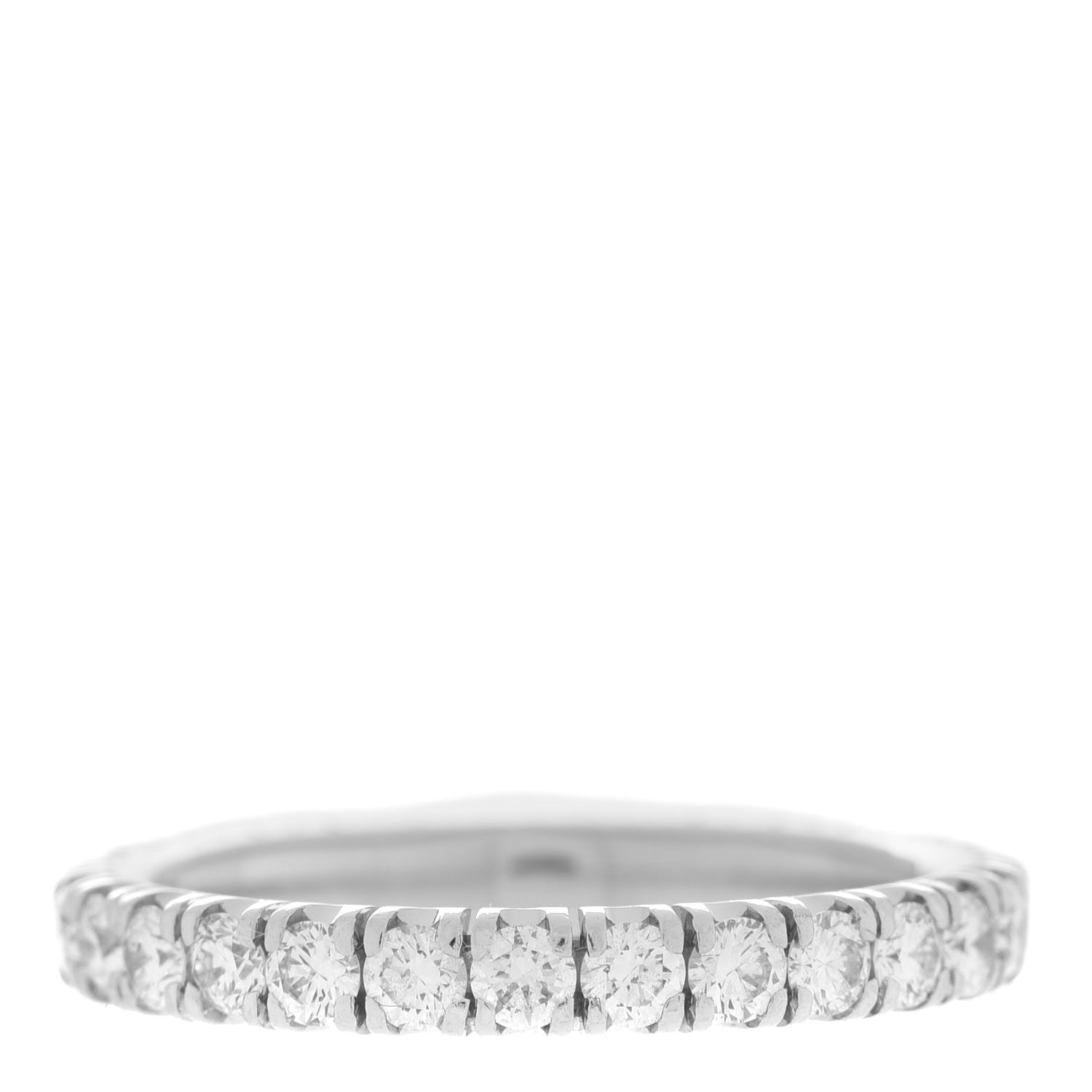 Cartier Platinum Diamond 2.6mm Etincelle de Cartier Wedding Band Ring 49 4.75 3 of 4