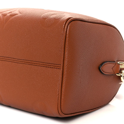 Louis Vuitton Empreinte Monogram Giant Speedy Bandouliere 25 Cognac 23 of 23