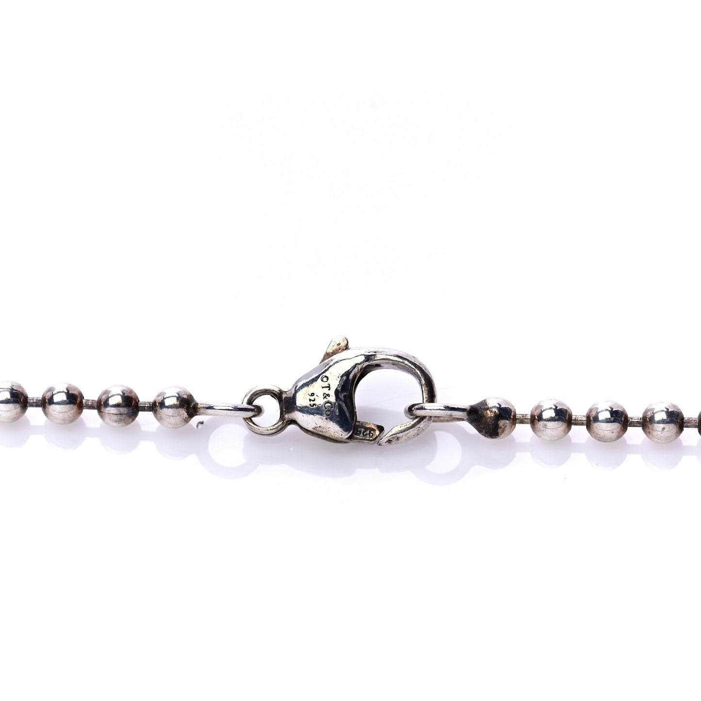 Sterling Silver Enamel 1837 Round Pendant Necklace