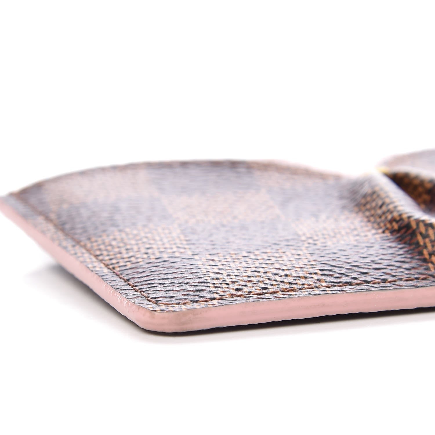 Louis Vuitton Damier Ebene Caissa Card Holder Rose Ballerine 8 of 10