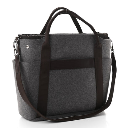 Hermes Felt Sac De Pansage Groom Bag Acier 3 of 13