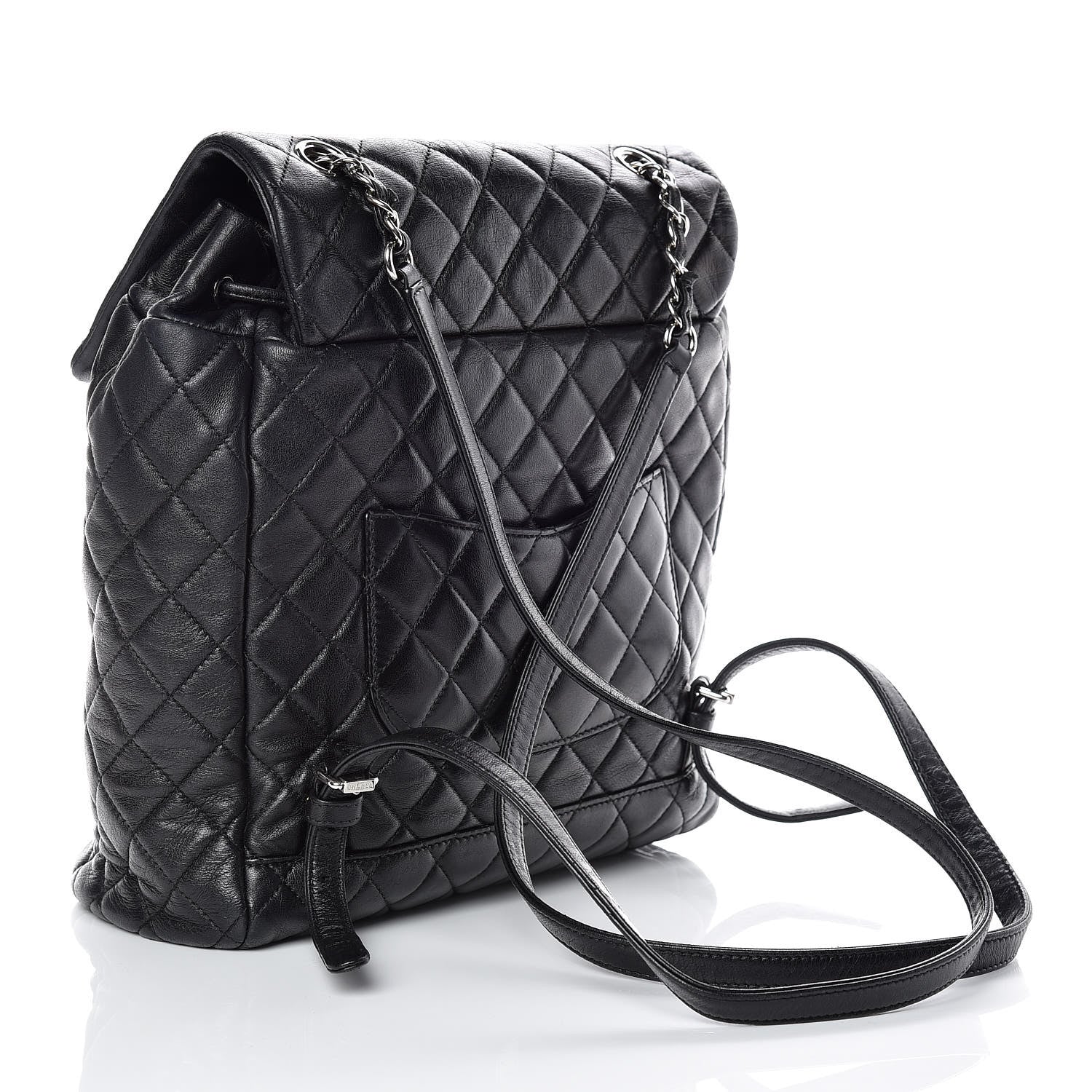 Chanel Lambskin Quilted Large Urban Spirit Backpack Black 3 of 11