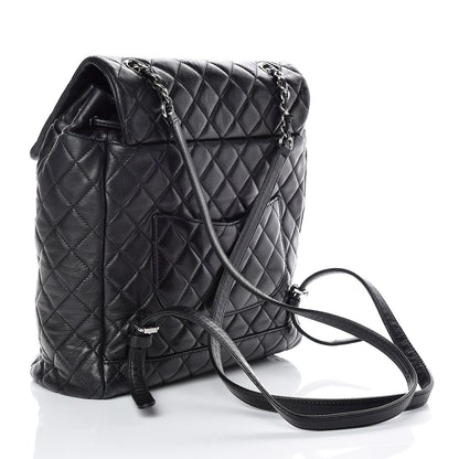 Chanel Lambskin Quilted Large Urban Spirit Backpack Black 3 of 11