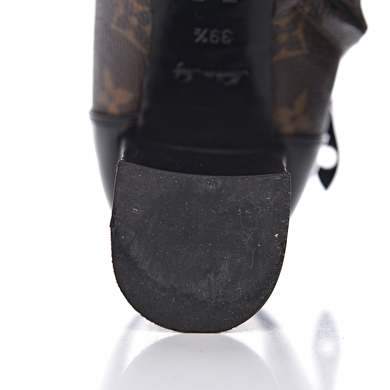 Louis Vuitton Patent Calfskin Monogram Star Trail Ankle Boots 39.5 Black 10 of 11