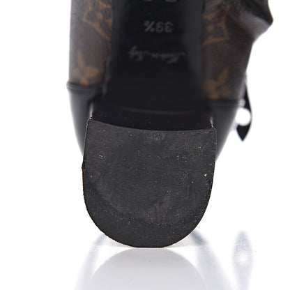 Louis Vuitton Patent Calfskin Monogram Star Trail Ankle Boots 39.5 Black 10 of 11