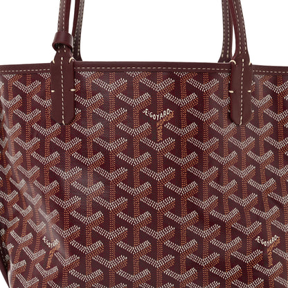 Goyard Goyardine Reversible Mini Anjou Burgundy 15 of 23