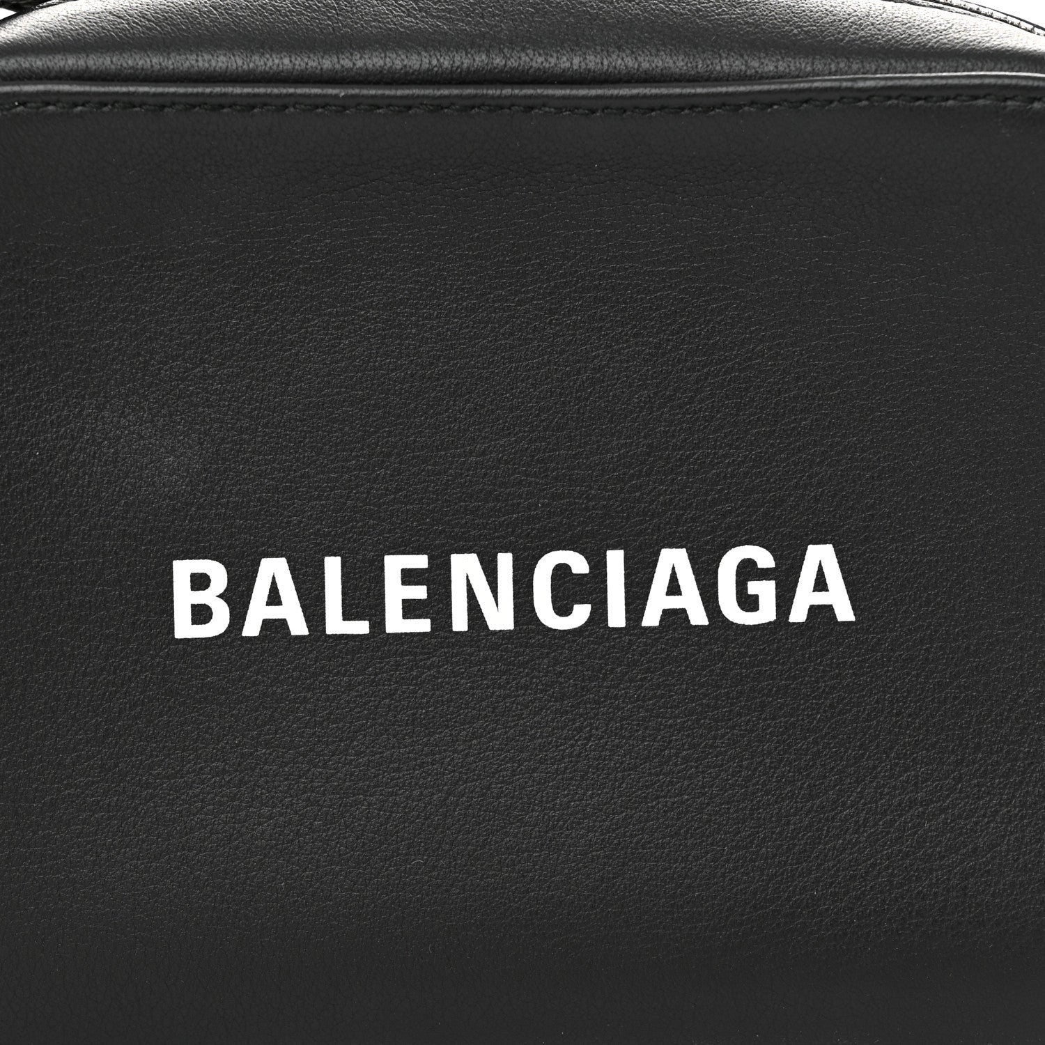 Balenciaga Calfskin Logo XS Everyday Camera Bag Black 10 of 10