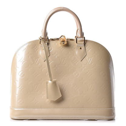 Louis Vuitton Vernis Alma PM Blanc Corail 1 of 12